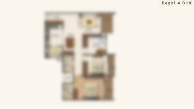 regal 4bhk unit plan